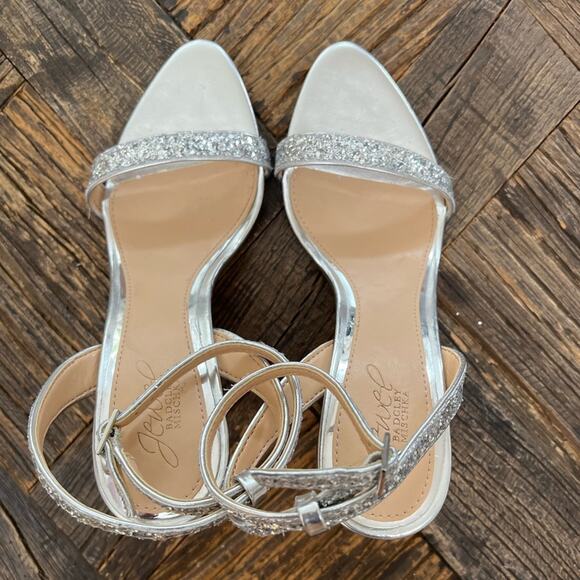 Women's Jewel Badgley Mischka Ojai II Evening Sandals - Sz 7.5 - Picture 9 of 10